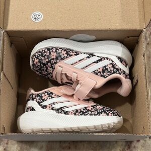 Adidas Kids Sneakers - Pink Floral and Black